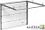 Гаражные автоматические ворота ALUTECH Trend размер 2500х2500 мм в Евпатории 